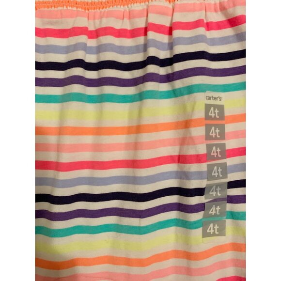 Carter's Rainbow Stripe Sundress 4T NWT - Picture 2 of 3